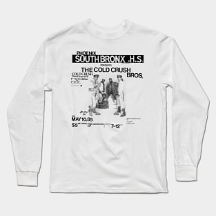 1985 Cold Crush Brothers Flyer Long Sleeve T-Shirt